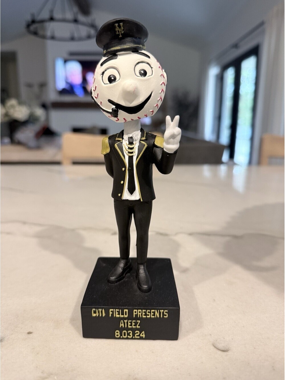 Mr Met ateez Bobblehead Citi Field Exclusive Sga